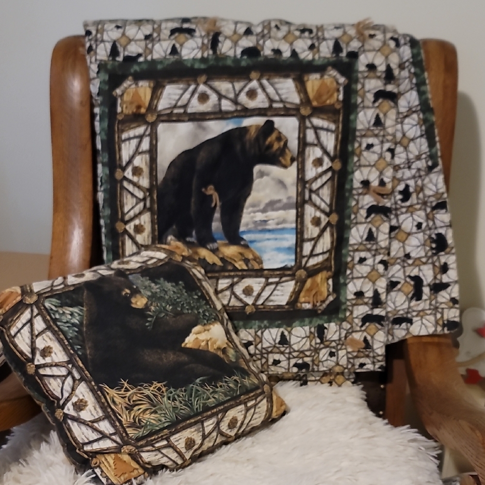 Throw And Pillow Set